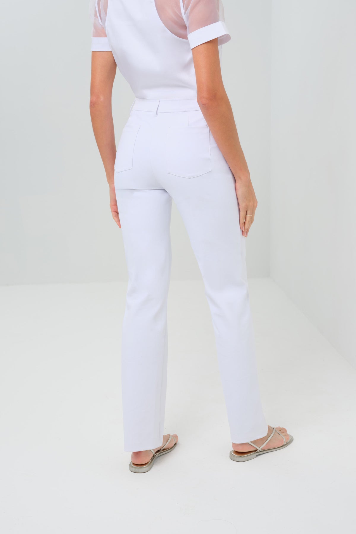 Cruz Performance Twill Pant in White