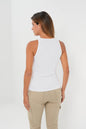 Callie Rib Halter Top with Seam Shaping