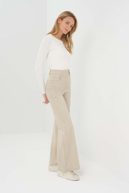 Harley Performance Cotton Travel Wide Leg Pant