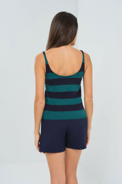 Carolyn Sweater Knit Scoop Neck Tank Top