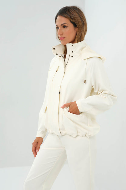 Tierra Water Resistant Stretch Nylon Utility Jacket