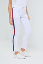 McCall Stripe Performance Cotton Skinny Pant