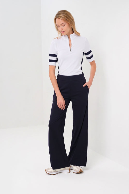 Mita Comfortable Travel Pull On Wide Leg Pant
